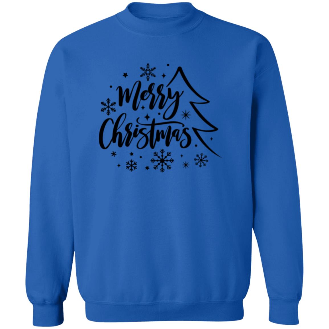 Merry Christmas Crewneck Sweatshirt 8 oz (Closeout)