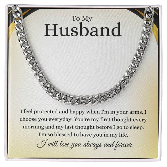 Cuban Link Chain To My Husband