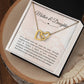 Interlocking Hearts Mother-Daughter Necklace