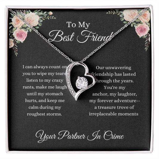 Forever Love Necklace To My Best Friend